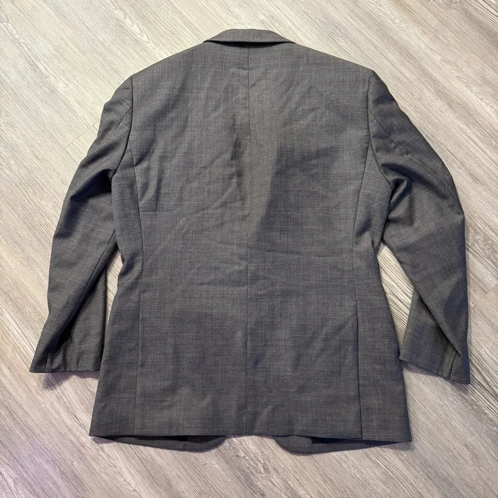 J Crew Men's 38S Thompson‎ 100% Wool Gray Blazer Suit Jacket